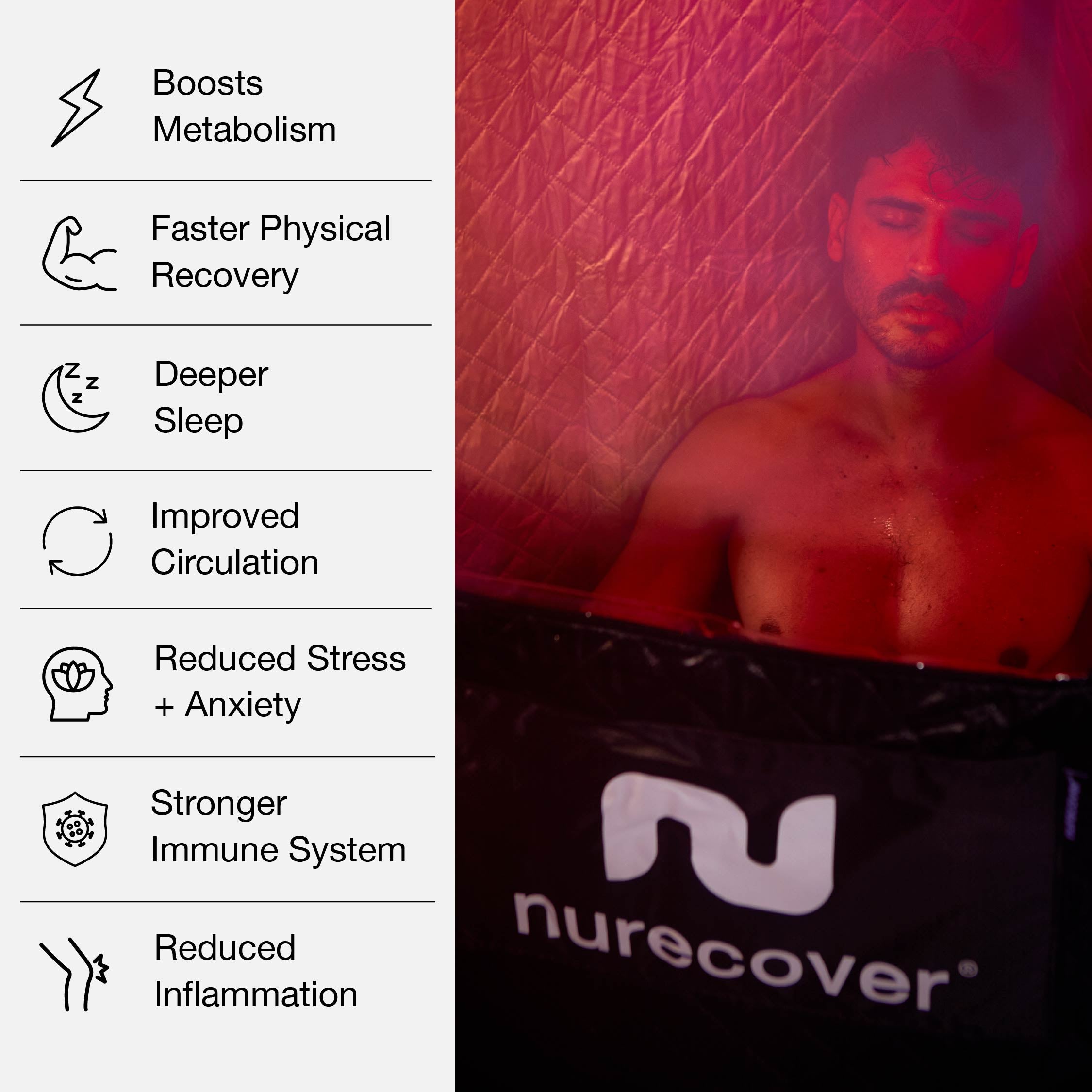 nurecover Tropic® Home Sauna